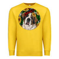 Lemon Christmas St. Bernard Premium Sweatshirt - RanaPortraitStore