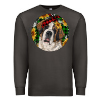Smoke Christmas St. Bernard Premium Sweatshirt - RanaPortraitStore