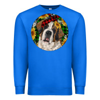 True Royal Christmas St. Bernard Premium Sweatshirt - RanaPortraitStore