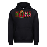 Black nana floral aztec leopard Urban Hoodie - Jasminsmagicworld