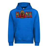 Cobalt nana floral aztec leopard Urban Hoodie - Jasminsmagicworld