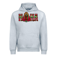 Heather Grey nana floral aztec leopard Urban Hoodie - Jasminsmagicworld