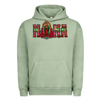 Pigment Oil Green nana floral aztec leopard Urban Hoodie - Jasminsmagicworld