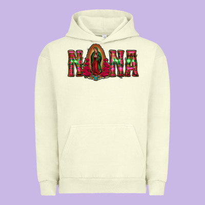 Nana Floral Aztec Leopard Urban Hoodie Designed By Jasminsmagicworld