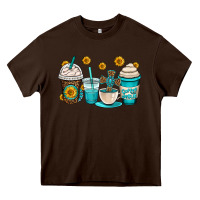 Chocolate Brown jesus coffee cups Heavy Core Tee - OliviaCreatesArt
