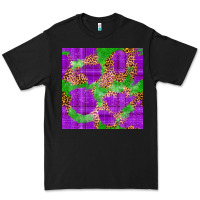 Black Mardi Gras leopard Seamless Pattern Premium Tee - FaDigitalArtStudio