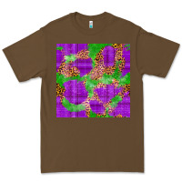 Cacao Mardi Gras leopard Seamless Pattern Premium Tee - FaDigitalArtStudio