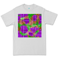 Dove Grey Mardi Gras leopard Seamless Pattern Premium Tee - FaDigitalArtStudio