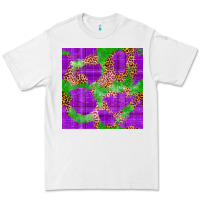 White Mardi Gras leopard Seamless Pattern Premium Tee - FaDigitalArtStudio