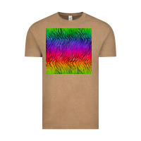 Colorful Tiger Seamless Pattern Vintage Tee | Teevron