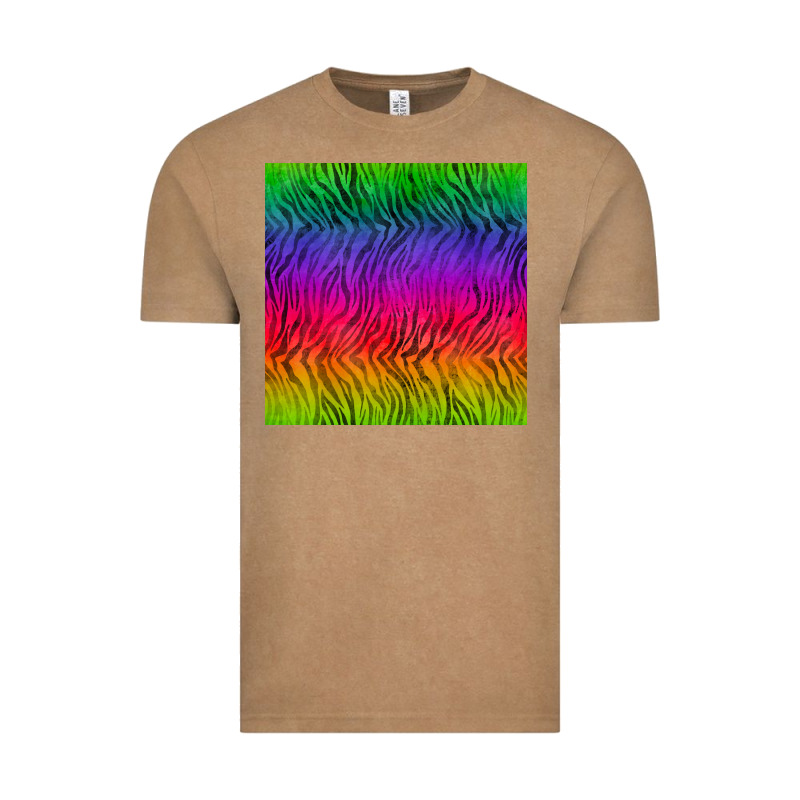 Colorful Tiger Seamless Pattern Vintage Tee by BundleAndBundleShop | Teevron