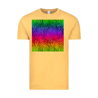 Vintage Mustard colorful tiger seamless pattern Vintage Tee - BundleAndBundleShop