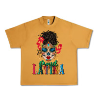 Peanut Butter proud latina Urban Heavy Tee - BundleAndBundleShop