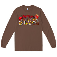 Chestnut busy raising ballers Long Sleeve Tee - CowhideDigitalArt