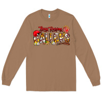 Toasted Coconut busy raising ballers Long Sleeve Tee - CowhideDigitalArt