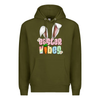Army Green easter vibes Premium Hoodie - Artiststas