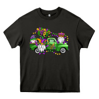 Asphalt mardi gras gnomes truck Heavy Core Tee - OliviaCreatesArt