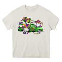 Cream mardi gras gnomes truck Heavy Core Tee - OliviaCreatesArt