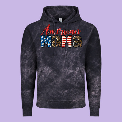Western American Mama Mother's Day Vintage Hoodie Designed By Lillyallendesigns