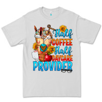 Dove Grey Half coffee half daycare provider Premium Tee - FaDigitalArtStudio