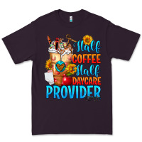 Plum Half coffee half daycare provider Premium Tee - FaDigitalArtStudio