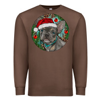 Chestnut Frenchie Christmas Premium Sweatshirt - RanaPortraitStore