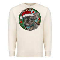 Sandshell Frenchie Christmas Premium Sweatshirt - RanaPortraitStore