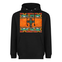 Black sunflowers cross aztec pattern Heavyweight Hoodie - Jasminsmagicworld