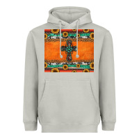 Moon Dust sunflowers cross aztec pattern Heavyweight Hoodie - Jasminsmagicworld