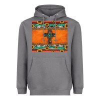 Storm sunflowers cross aztec pattern Heavyweight Hoodie - Jasminsmagicworld