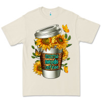 Bone Mama Needs Coffee Cup Premium Tee - FaDigitalArtStudio