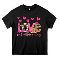 Black love valentine's day olivia Heavy Core Tee - OliviaCreatesArt