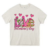Cream love valentine's day olivia Heavy Core Tee - OliviaCreatesArt