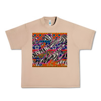 Burro african ankara zebra seamless pattern Urban Heavy Tee - BundleAndBundleShop