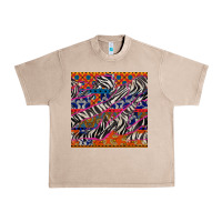 French Oak african ankara zebra seamless pattern Urban Heavy Tee - BundleAndBundleShop