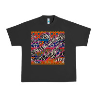 Pigment Black african ankara zebra seamless pattern Urban Heavy Tee - BundleAndBundleShop