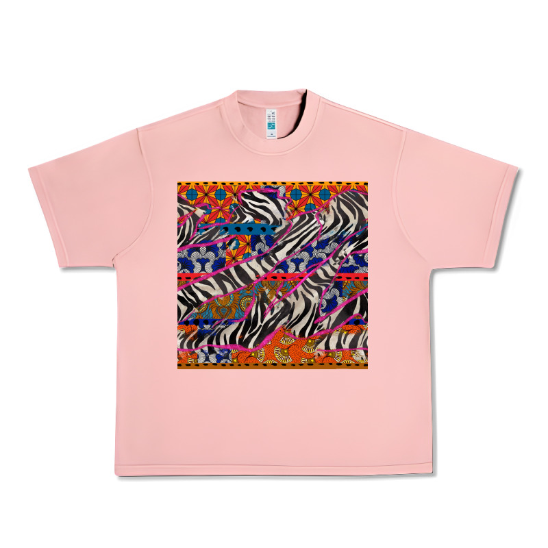 African Ankara Zebra Seamless Pattern Urban Heavy Tee by BundleAndBundleShop | Teevron