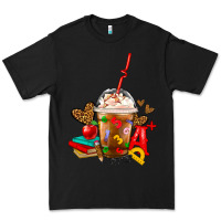 Black teacher frappe coffee Premium Tee - FaDigitalArtStudio
