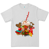 Dove Grey teacher frappe coffee Premium Tee - FaDigitalArtStudio