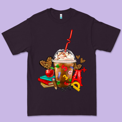 Teacher Frappe Coffee Premium Tee Designed By Fadigitalartstudio