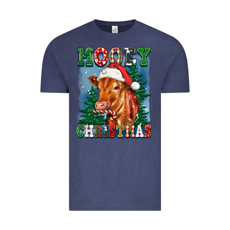 Mooey Christmas Heifer Vintage Tee by FaDigitalArtStudio | Teevron