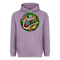 Lavender Cowboy Christmas Heavyweight Hoodie - RanaPortraitStore
