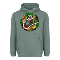 Sage Cowboy Christmas Heavyweight Hoodie - RanaPortraitStore