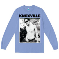 Colony Blue johnny knoxville Long Sleeve Tee - DesigneFamous