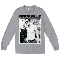 Heather Grey johnny knoxville Long Sleeve Tee - DesigneFamous