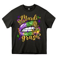 Asphalt mardi gras with  lip olivia Heavy Core Tee - OliviaCreatesArt