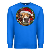 True Royal Hereford Cow Christmas Premium Sweatshirt - RanaPortraitStore