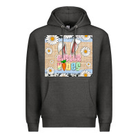 Charcoal Heather easter vibes tumbler Premium Hoodie - Artiststas
