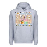 Heather Grey easter vibes tumbler Premium Hoodie - Artiststas