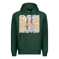 Sports Green easter vibes tumbler Premium Hoodie - Artiststas